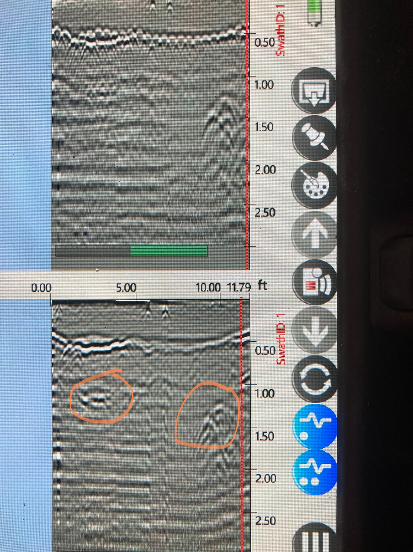 Ground Penetrating Radar in action